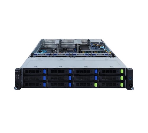 "R282-3C1 2U, 2x LGA4189, 32x DIMM DDR4, 12x 3.5" SAS/SATA with expander (4x NVME Gen4), 2x 2.5" SATA/SAS in rear side, 2x 1Gb/s (Intel I350-AM2), 3x PCIE Gen 4 x16, 4x PCIE Gen 4 x8, 1x OCP 3.0 x16, 1x OCP 2.0 x8, AST2600, 2x 1600W (600112 "R282-3C1 2U, 2x LGA4189, 32x DIMM DDR4, 12x 3.5" SAS/SATA with expander (4x NVME Gen4), 2x 2.5" SATA/SAS in rear side, 2x 1Gb/s (Intel I350-AM2), 3x PCIE Gen 4 x16, 4x PCIE Gen 4 x8, 1x OCP 3.0 x16, 1x OCP 2.0 x8, AST2600, 2x 1600W (600112