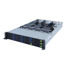 "R282-G30 2U, 2x LGA4189, 32x DIMM DDR4, 12x 3.5" SAS/SATA (4x NVME Gen4), 2x 1Gb/s (Intel" I350-AM2), 5x PCIE Gen 4 x16 (support 3x double slot GPU), 1x OCP 3.0 x16, 1x OCP 2.0 x8, AST2600, 2x 2400W (600150)