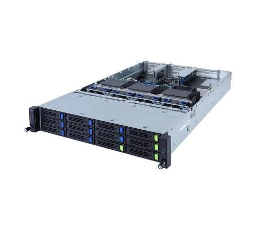 "R282-G30 2U, 2x LGA4189, 32x DIMM DDR4, 12x 3.5" SAS/SATA (4x NVME Gen4), 2x 1Gb/s (Intel" I350-AM2), 5x PCIE Gen 4 x16 (support 3x double slot GPU), 1x OCP 3.0 x16, 1x OCP 2.0 x8, AST2600, 2x 2400W (600150)