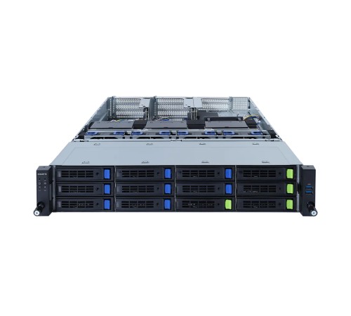 "R282-G30 2U, 2x LGA4189, 32x DIMM DDR4, 12x 3.5" SAS/SATA (4x NVME Gen4), 2x 1Gb/s (Intel" I350-AM2), 5x PCIE Gen 4 x16 (support 3x double slot GPU), 1x OCP 3.0 x16, 1x OCP 2.0 x8, AST2600, 2x 2400W (600150)