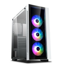 MATREXX 55 V3 ADD-RGB WH 3F White, E-ATX, CPU Height 160mm, VGA max 370mm, USB 2.0 x 2, USB 3.0 x 1, Audio x 1, Mic x 1, int. 3.5"/2.5" x 2 , 2.5" x 2+2, Ext. 5.25" x 0 (714101)