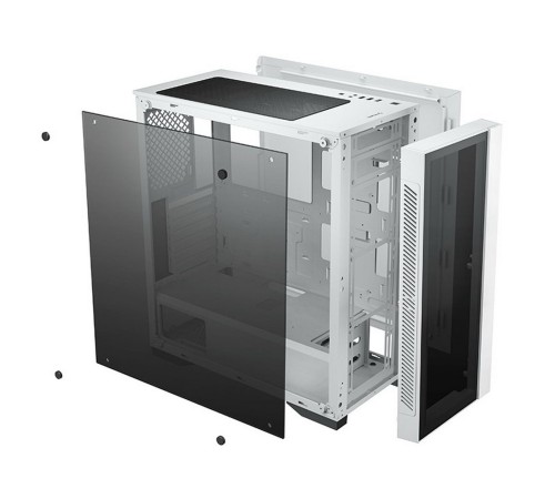 MATREXX 55 V3 ADD-RGB WH 3F White, E-ATX, CPU Height 160mm, VGA max 370mm, USB 2.0 x 2, USB 3.0 x 1, Audio x 1, Mic x 1, int. 3.5"/2.5" x 2 , 2.5" x 2+2, Ext. 5.25" x 0 (714101) MATREXX 55 V3 ADD-RGB WH 3F White, E-ATX, CPU Height 160mm, VGA max 370mm, USB 2.0 x 2, USB 3.0 x 1, Audio x 1, Mic x 1, int. 3.5"/2.5" x 2 , 2.5" x 2+2, Ext. 5.25" x 0 (714101)