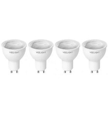 Умная лампа Yeelight Essential W1 GU10 4.5Вт 350lm Wi-Fi (упак.:4шт) (YGYC0120005WTEU)