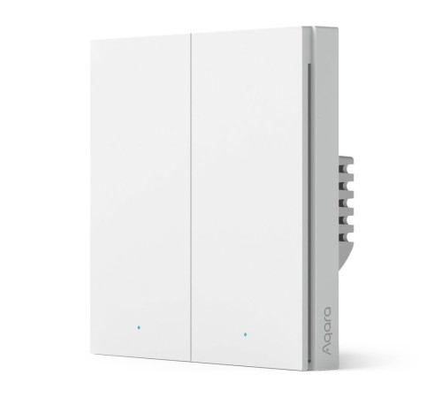 Умный выключатель Aqara Smart Wall Switch H1 EU (Neutral, Double Rocker) (WS-EUK04)