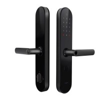 Умный замок Aqara N100 (Zigbee) врезной разбл.отпеч.паль. черный (ZNMS16LM)