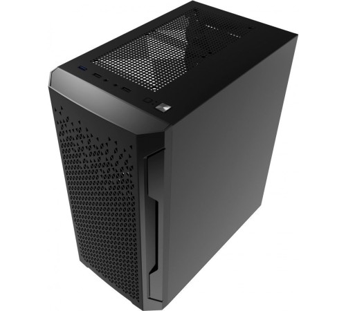 Корпус Powercase Mistral Micro Z2B SI, Non Window, Mesh, 2x 120mm fan, чёрный, mATX  (CMIMZB-F2SI)