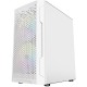 Корпус Powercase Mistral Micro Z3W Mesh LED, Tempered Glass, 2x 140mm + 1х 120mm 5-color fan, белый, mATX  (CMIMZW-L3)