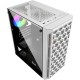 Корпус Powercase Mistral Micro T3W, Tempered Glass, Mesh, 2x 140mm + 1х 120mm 5-color fan, белый, mATX  (CMIMTW-L3)