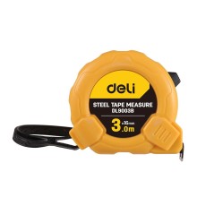 Измерительный и разметочный инструмент Deli Рулетка Deli DL9003B 3м*16мм, метрическая, ударопрочный корпус