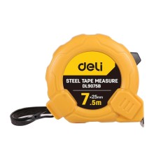 Измерительный и разметочный инструмент Deli Рулетка Deli DL9075B 7,5м*25мм, метрическая, ударопрочный корпус