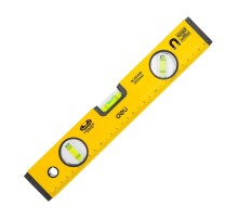 Измерительный и разметочный инструмент Deli Строительный уровень Deli DL290300 300мм, алюминиевый сплав, мягкие резиновые заглушки, магнит, измерение под углом 45°