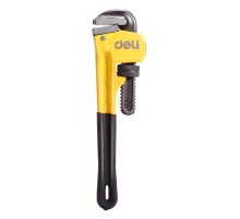 Ключи Deli Трубный ключ Стиллсона Deli DL2510 240мм,максимальное открытие 33мм, Cr-Mo + углеродистая сталь