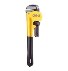 Ключи Deli Трубный ключ Стиллсона Deli DL2510 240мм,максимальное открытие 33мм, Cr-Mo + углеродистая сталь