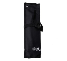 Ключи Deli Набор комбинированных гаечных ключей 12 шт Deli DL130012A размеры 6,8,10,11,12,13,14,15,17,19,22,24мм, матовая хромированная поверхность, чехол из ткани Оксфорд