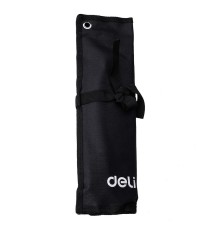 Ключи Deli Набор комбинированных гаечных ключей 12 шт Deli DL130012A размеры 6,8,10,11,12,13,14,15,17,19,22,24мм, матовая хромированная поверхность, чехол из ткани Оксфорд
