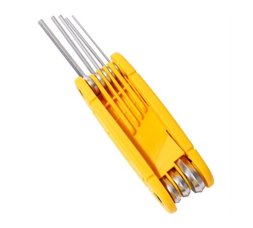 Ключи Deli Набор складных шестигранных ключей Deli DL230308 размеры 1,5, 2, 2,5, 3, 4, 5, 6, 8 мм, пластиковый держатель Ключи Deli Набор складных шестигранных ключей Deli DL230308 размеры 1,5, 2, 2,5, 3, 4, 5, 6, 8 мм, пластиковый держатель