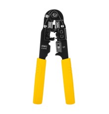 Инструмент обжимной Deli Обжимные клещи RJ45 Deli DL381008 205мм, зачистка проводов, кусачки и обжимной инструмент 3-в-1