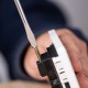 Шлицевая отвертка Deli DL6351001 5х100мм Материал: CR-V. Двухкомпонентная ручка. Хромированная.