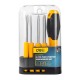 Многофункциональная отвертка 8-в-1 Deli DL636009  биты PH0, PH1, PH2, SL3, SL5, SL6, Y-образная, точечная, сталь Cr-V
