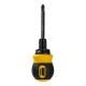Двухсторонняя отвертка с трещеткой Deli DL626010  PH2+SL6x85мм, сталь CrV, длина: 95-140 мм, диаметр хвостовика 6,3мм.
