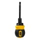 Двухсторонняя отвертка с трещеткой Deli DL626010  PH2+SL6x85мм, сталь CrV, длина: 95-140 мм, диаметр хвостовика 6,3мм.