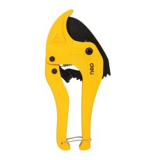 Труборез Deli Труборез для пластиковых труб с храповым механизмом Deli DL350042  диаметр реза до 42мм, лезвия из нержавеющей стали с тефлоновым покрытием, аллюминиевый корпус