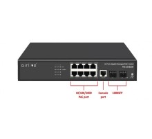 Коммутатор AirLive POE-GSH802M-120