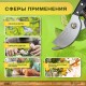 Секатор садовый Deli DL580200 длина 205мм, макс. диаметр резки 14мм, сталь 65MN