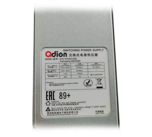 блоки питания для сервера Q-dion U1A-K10300-DRB блоки питания для сервера Q-dion U1A-K10300-DRB