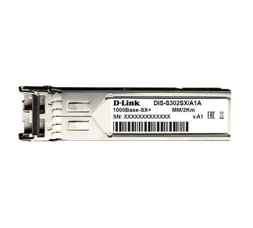S302SX/A1A Промышленный SFP-трансивер с 1 портом 1000Base-SX+ для многомодового оптического кабеля (до 2 км) (439476)