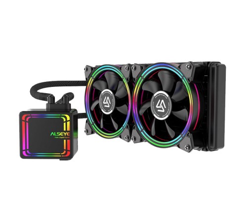 H240 TDP 180W (при T воздуха 45 С)Universal Platfrom PWM Single 5colors+ LED fan RTL {8