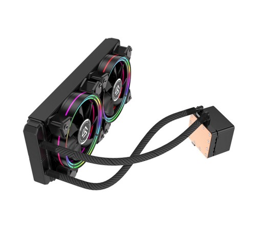 H240 TDP 180W (при T воздуха 45 С)Universal Platfrom PWM Single 5colors+ LED fan RTL {8