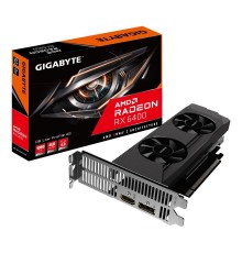 Видеокарта Gigabyte PCI-E GV-R64D6-4GL AMD Radeon RX 6400 4096Mb 64 GDDR6 2610/18000 HDMIx1 DPx1 HDCP Ret