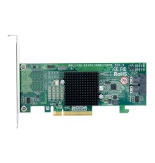 RAID-контроллер Areca ARC-1330-8i PCIe 3.0 x8 Low Profile, SAS/SATA 12G, HBA, 8port (2*int SFF8643), (аналог LSI00344 9300-8I), RTL {10}
