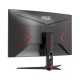 Монитор 23,6'' AOC C24G2AE 1500R Curved 1920x1080 165Гц VA WLED 16:9 1ms VGA 2*HDMI DP 3000:1 80M:1 178/178 250cd Speakers HAS Swivel Tilt Black/Red (C24G2AE/BK)