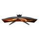 Монитор 23,6'' AOC C24G2AE 1500R Curved 1920x1080 165Гц VA WLED 16:9 1ms VGA 2*HDMI DP 3000:1 80M:1 178/178 250cd Speakers HAS Swivel Tilt Black/Red (C24G2AE/BK)