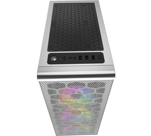 Корпус Powercase Mistral Z4С White, Tempered Glass, Mesh, 4x 120mm 5-color LED fan, белый, ATX  (CMIZ4CW-L4)