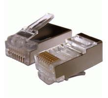 Коннектор Lanmaster (TWT-PL45/S-8P8C-6A) FTP кат.6A RJ45 (упак.:100шт)
