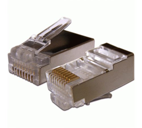 Коннектор Lanmaster (TWT-PL45/S-8P8C-6A) FTP кат.6A RJ45 (упак.:100шт)