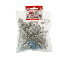 Дюбель бабочка 10х50 с шурупом 4х60 (40шт)