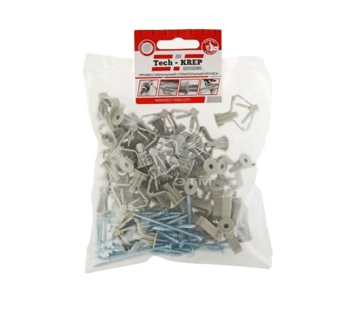 Дюбель бабочка 10х50 с шурупом 4х60 (40шт)