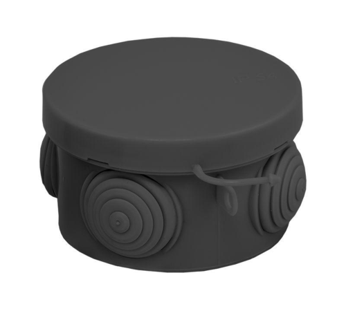 Коробка распаячная КМР-040-038 с крышкой 65х40 4 мембранных ввода IP54 черн. EKF plc-kmr-040-038-b Коробка распаячная КМР-040-038 с крышкой 65х40 4 мембранных ввода IP54 черн. EKF plc-kmr-040-038-b