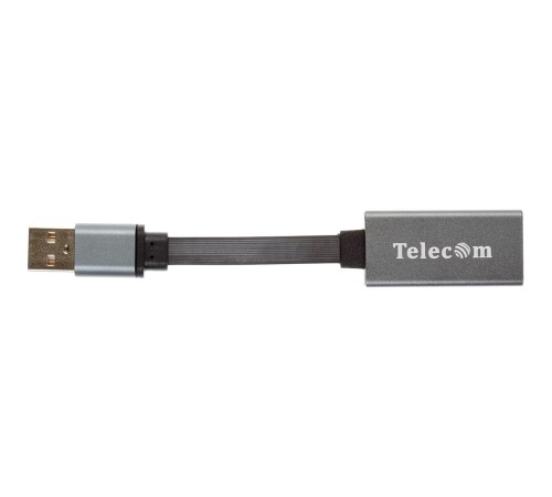 Переходник USB2.0-->audio Telecom 0.1m (TA313U) VCOM Адаптер Telecom USB 2.0 Type C M/2 x Jack 3.5 mm F (TA313U)