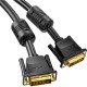 Кабель Vention DVI-D Dual link 25M/25M с ферритовым фильтром - 2м. Кабель Vention DVI-D(m)/DVI-D(m) - 2 м (EAABH)