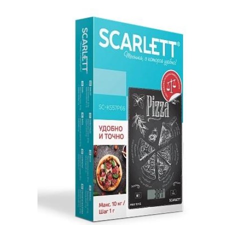 Scarlett SC-KS57P66 Весы кухонные Scarlett SC-KS57P66 Весы кухонные