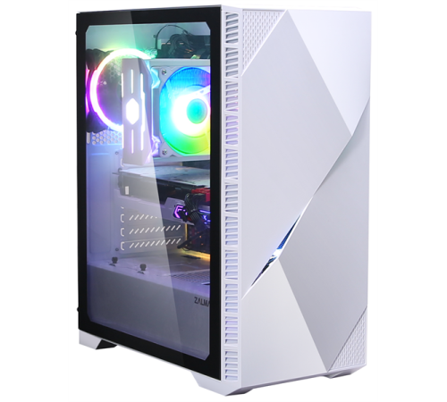 Корпус Zalman Z3 Iceberg белый без БП ATX 1x120mm 2xUSB2.0 1xUSB3.0 audio bott PSU