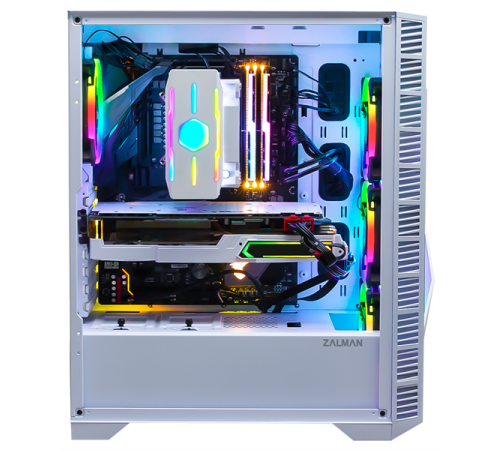 Корпус Zalman Z3 Iceberg белый без БП ATX 1x120mm 2xUSB2.0 1xUSB3.0 audio bott PSU