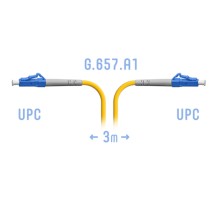 Патчкорд оптический SNR-PC-LC/UPC-A - 3 метра