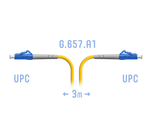 Патчкорд оптический SNR-PC-LC/UPC-A - 3 метра