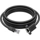 GCR Удлинитель PROF патч-корда прямой 5.0m, FTP медь, кат.6, 24 AWG, крепление под винт, никелированный коннектор, T568B, GCR-53719 Greenconnect GCR-53719